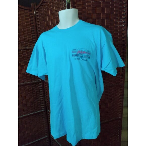 Vintage Zak's Diner T Shirt Ottawa Canada Restaurant XL 80s 90s Single Stitch - Picture 2 of 4